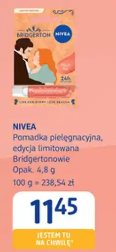 dm drogerie markt Nivea pomadka pielęgnacyjna, edycja limitowana bridgertonowie oferta