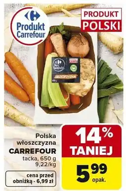 Carrefour Market Włoszczyzna Polska CARREFOUR tacka oferta