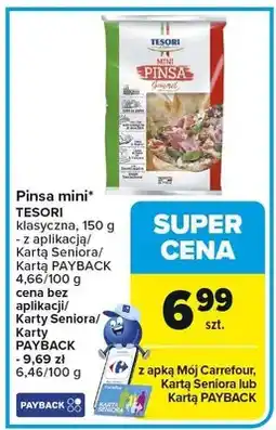 Carrefour Market Pinsa mini TESORI klasyczna oferta