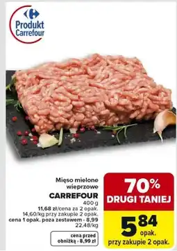 Carrefour Mięso mielone wieprzowe Carrefour oferta