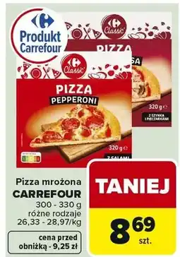 Carrefour Market Pizza mrożona Guseppe różne rodzaje oferta
