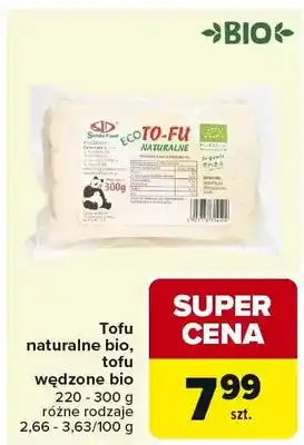 Tofu naturalne bio, wędzony produkt wędzone bio