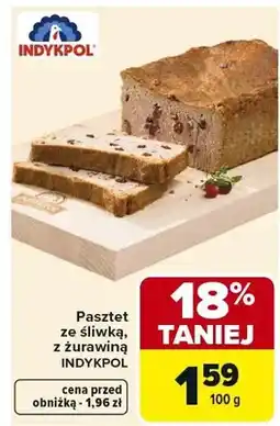 Carrefour Market Pasztet ze śliwką z żurawiną INDYKPOL oferta