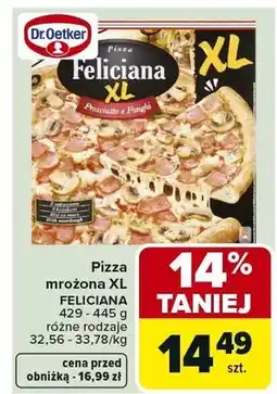 Carrefour Pizza mrożona Guseppe różne rodzaje oferta