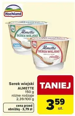 Carrefour Market Serek pusysty ŁACIATY Mlekpol 150 g różne rodzaje oferta