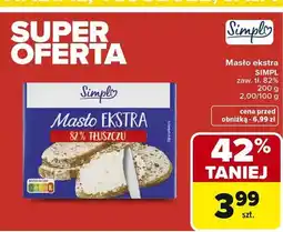 Carrefour Masło ekstra Simpl oferta