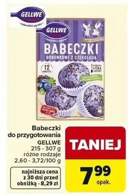 Carrefour Market Babeczki do przygotowania Gellwe 215-307g różne rodzaje oferta