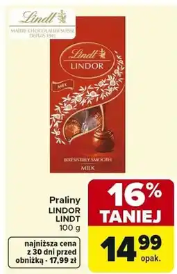 Carrefour Praliny LINDOR LINDT oferta