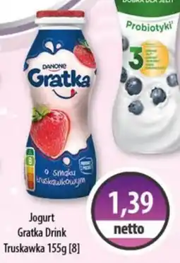 DUO-TES Jogurt Gratka Drink Truskawka Danone oferta