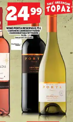 Topaz Wino Porta Reserva oferta
