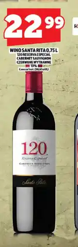 Topaz Wino Santa Rita 120 Reserva Especial Cabernet Sauvignon oferta