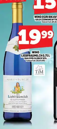 Topaz Marienburger Wino Liebfraumilch oferta
