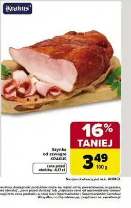 Carrefour Szynka od szwagra KRAKUS oferta