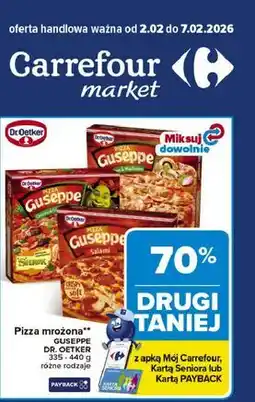 Carrefour Pizza mrożona GIUSEPPE Dr. Oetker oferta