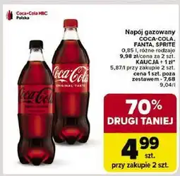 Carrefour Coca-Cola, Fanta, Sprite (napój gazowany) oferta