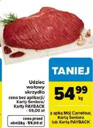 Carrefour Udziec wołowy wykrojony oferta