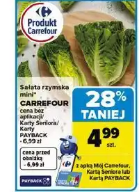 Carrefour Sałata rzymska mini Carrefour (2 sztuki) oferta