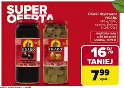 Carrefour Oliwki drylowane FIGARO 340/160 g zielone, czarne oferta