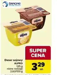 Carrefour Deser sojowy ALPRO DANONE różne rodzaje 2x 115g, 4x 62,5g, 2x 90g oferta