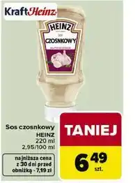 Carrefour Sos czosnkowy Heinz oferta