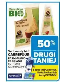Carrefour Ser twardy bio Parmigiano Reggiano Carrefour oferta