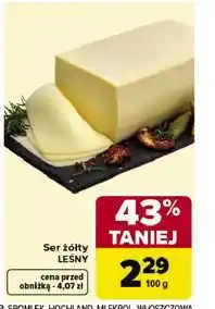 Carrefour Ser żółty LEŚNY oferta