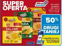 Carrefour Ser żółty MLEKPOL, plastry oferta
