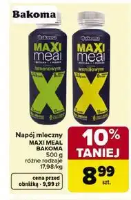 Carrefour Napój mleczny MaxMeal Bakoma oferta