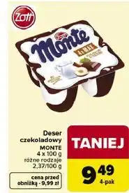 Carrefour Deser czekoladowy MONTE ZOTT oferta