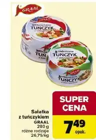 Carrefour Sałatka z tuńczykiem GRAAL oferta