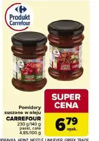 Carrefour Pomidory suszone w oleju CARREFOUR oferta