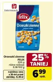 Carrefour Orzeszki ziemne FELIX 220 g różne rodzaje oferta