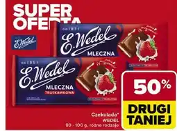 Carrefour Czekolada Wedel mleczna, truskawkowa (różne rodzaje) oferta
