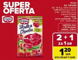 Carrefour Kisiel DR. OETKER 30–47 g, różne rodzaje oferta