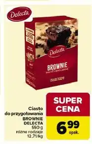 Carrefour Ciasto do przygotowania BROWNIE DELECTA 550 g różne rodzaje oferta