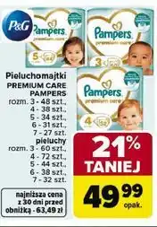 Carrefour Pampers Premium Care pieluchomajtki 3-6 oferta