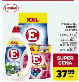 Carrefour E Proszek, żel, kapsułki do prania (różne rodzaje) oferta
