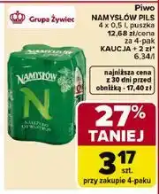 Carrefour Namysłów Pils 4 x 0,5l puszka oferta