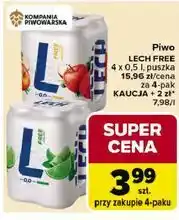 Carrefour Lech Free 0,0% 4 x 0,5l puszka oferta
