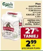 Carrefour Kasztelan 4 x 0,5l puszka oferta
