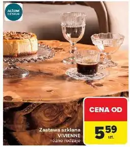 Carrefour Zastawa szklana VIVIENNE oferta