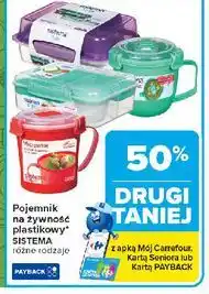 Carrefour Pojemnik na żywność plastikowy SISTEMA oferta
