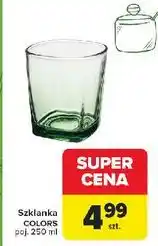 Carrefour Szklanka COLORS poj oferta