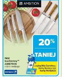 Carrefour Nóż kuchenny AMBITION oferta