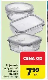Carrefour Pojemnik na żywność szklany MARIET oferta