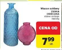 Carrefour Wazon szklany ZIEMIA OBIĘCIANA (różne rodzaje i kolory) oferta