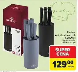 Carrefour Zestaw noży kuchennych GERLACH 5-elementowy oferta