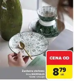 Carrefour Zastawa stołowa linia MANDALIS (różne rodzaje) oferta