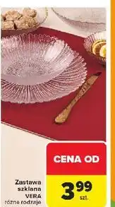 Carrefour Zastawa szklana VERA oferta