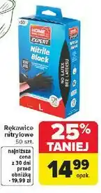 Carrefour Rękawice nitrylowe 50 szt. HOME EXPERT oferta